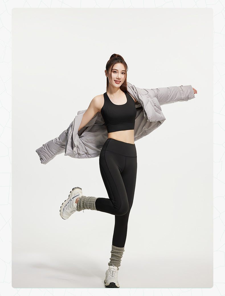 TIANQINGSE Fixed Chest Pad Yoga Back Sports Underwear