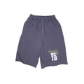 DIMC Distressed Frayed Loose Mid-Rise Sweat Shorts