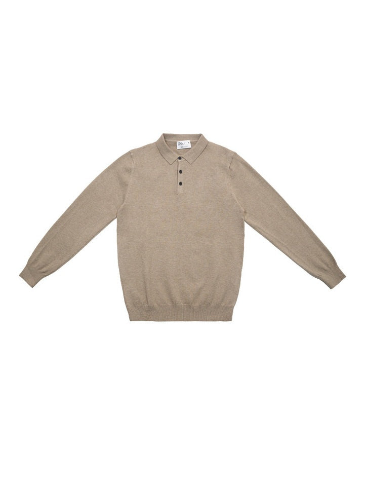 UNF Comfort Soft Waxy Knitted POLO Shirt