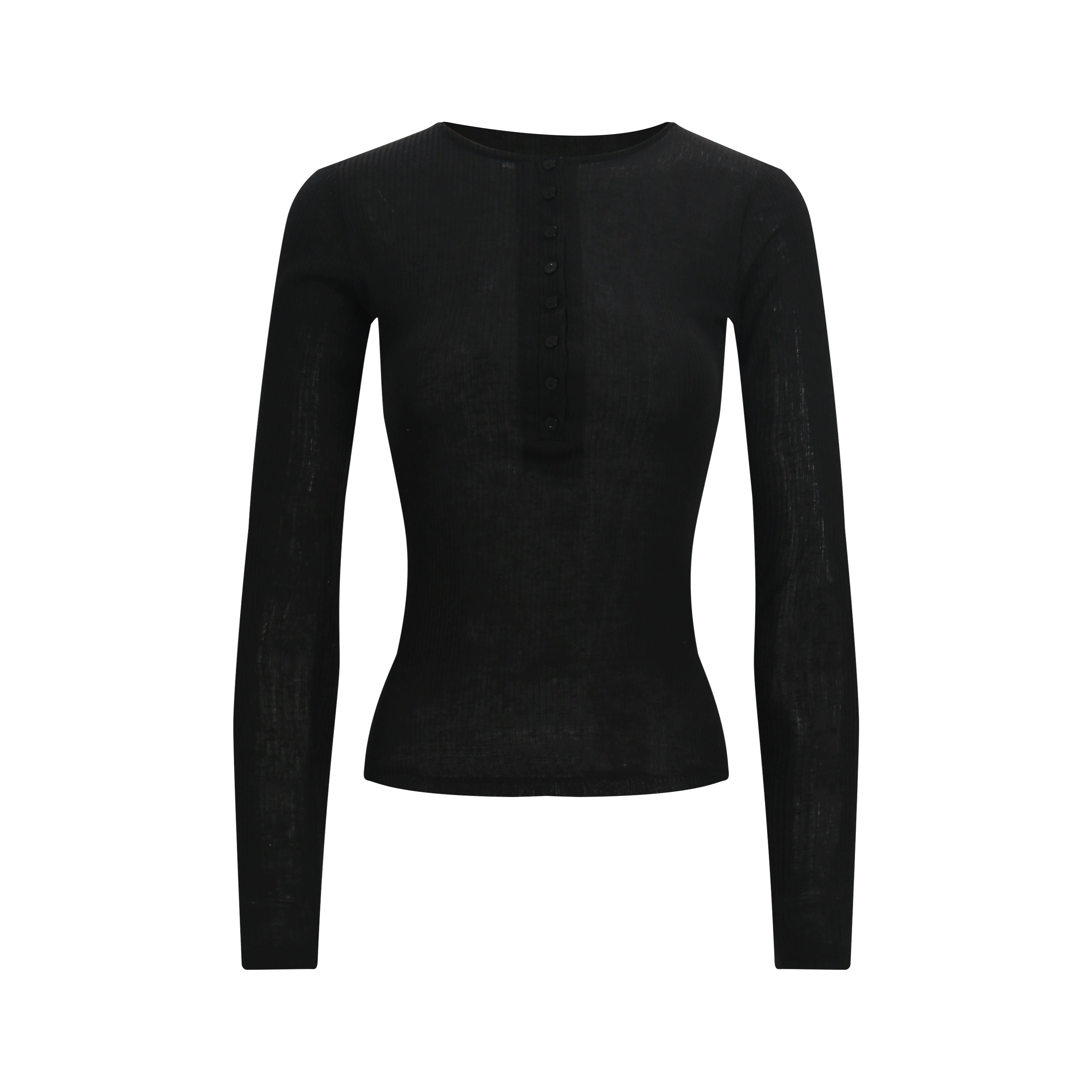 Jim Kennet Slim Slim Fit Pit Striped Long Sleeve Top