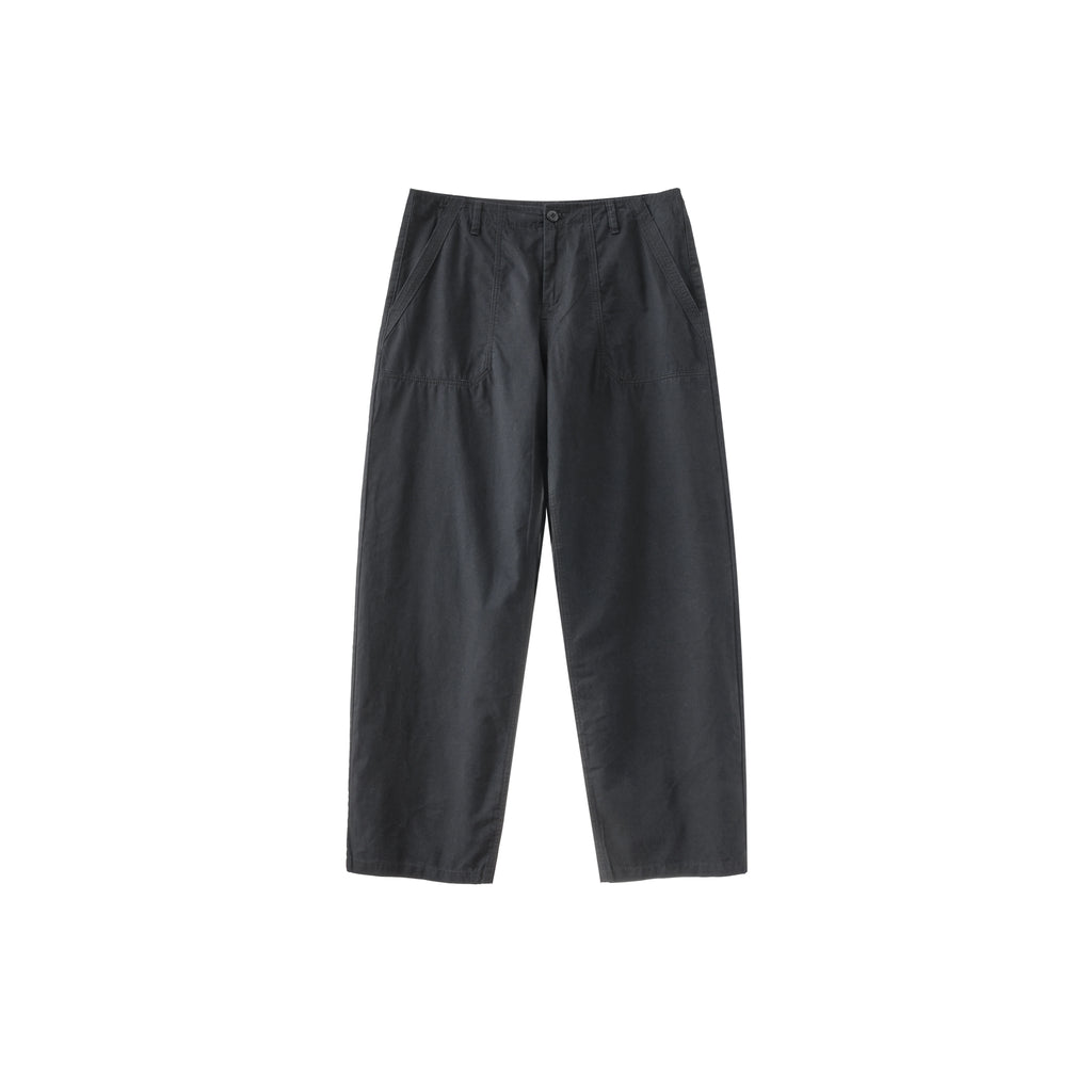 BUTTBILL Japanese Enzyme Washed Straight Loose Tooling Deck Pants