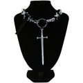 DETW 24SS Swordsman Series "Pure Handmade" Silver Cowhide Rope Niche Real Titanium Steel Necklace Pendant