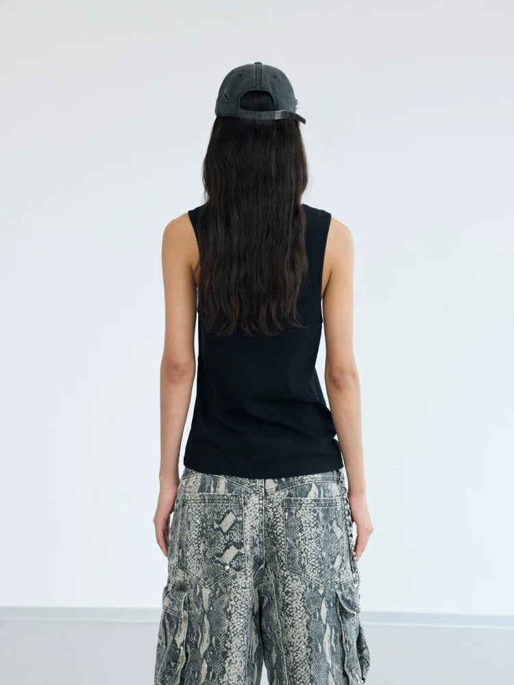 PEOPLESENSE fiti Ribbed Knit Tank Top