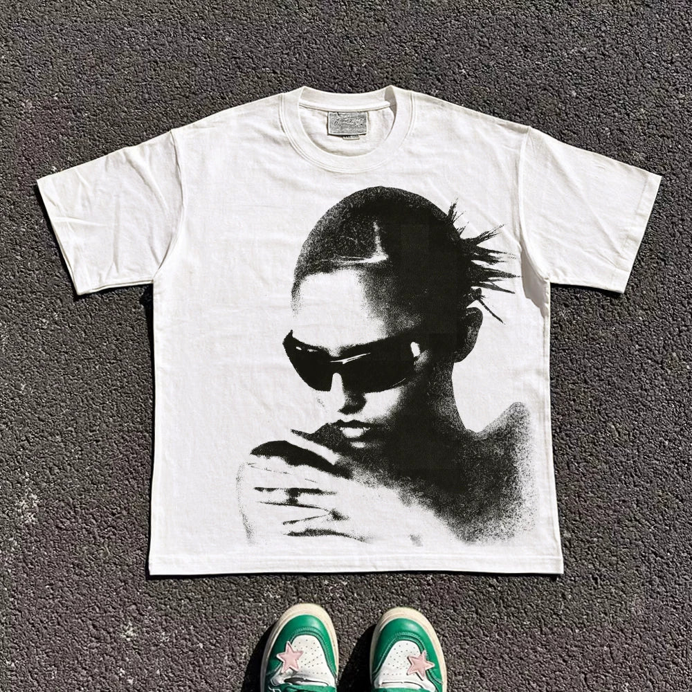 Wang Youbing Retro Loose Casual Tee