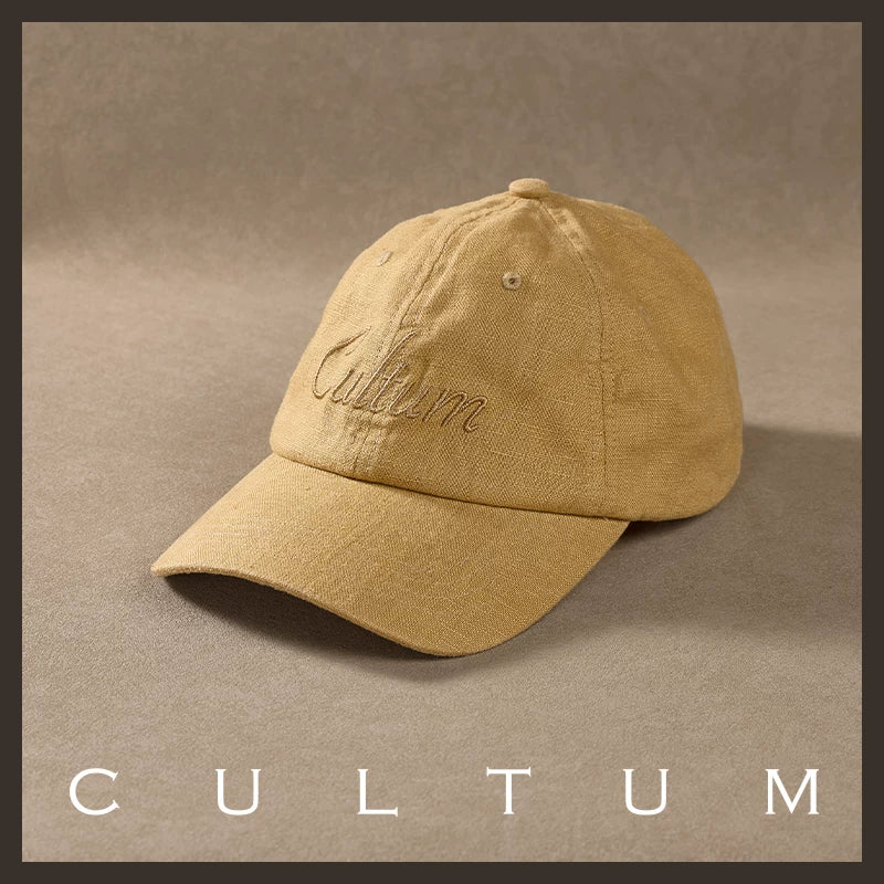 CULTUM French Linen Breathable Baseball Cap