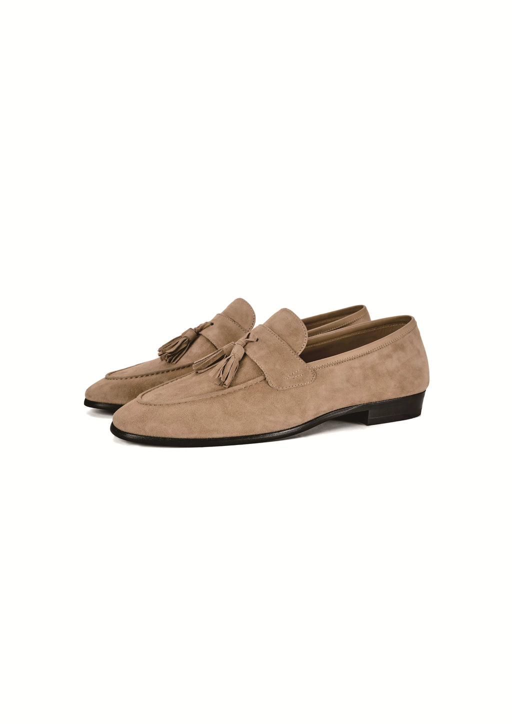 TERRAKOO Leather Tassel Slip-On Loafer