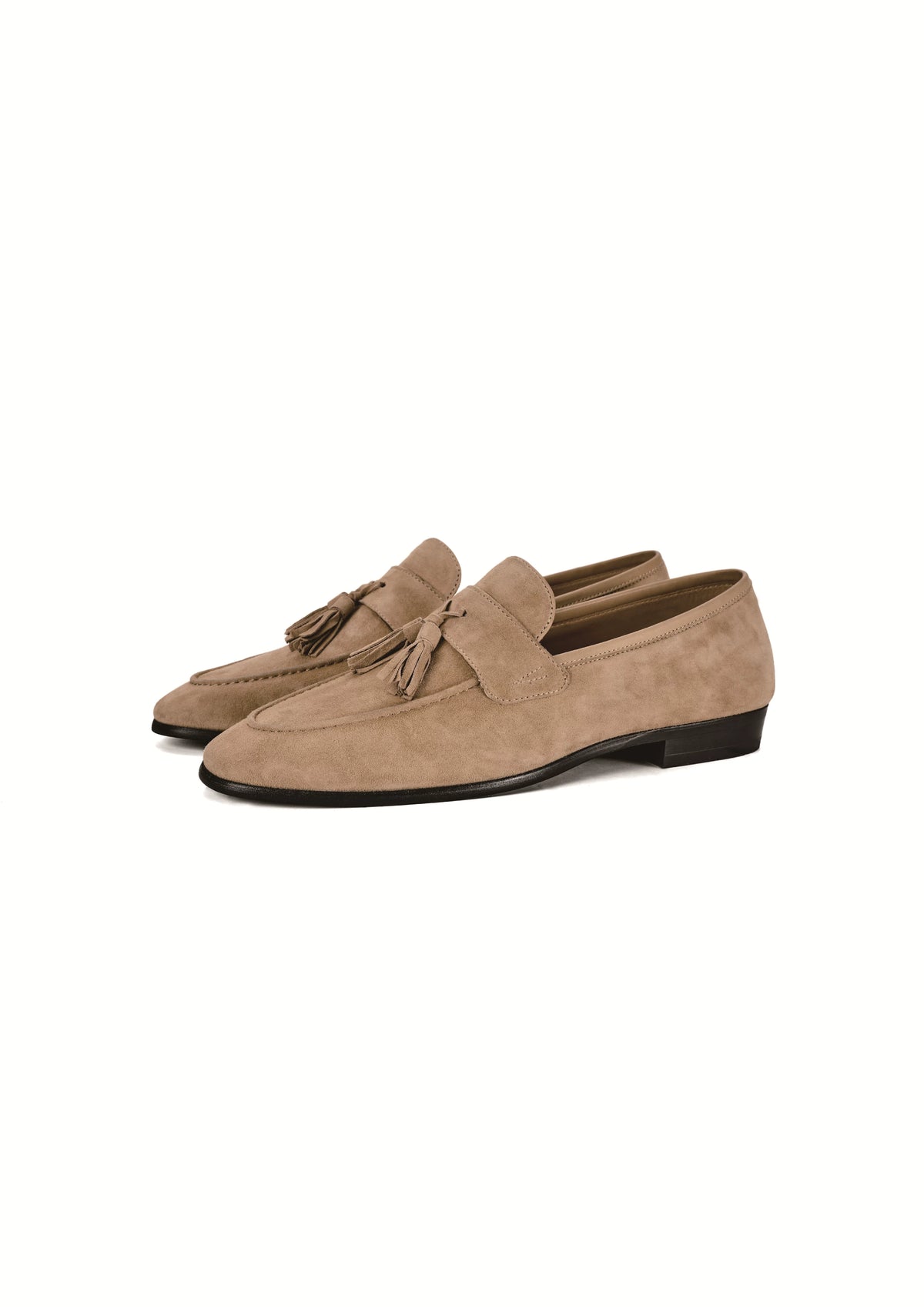 TERRAKOO Leather Tassel Slip-On Loafer