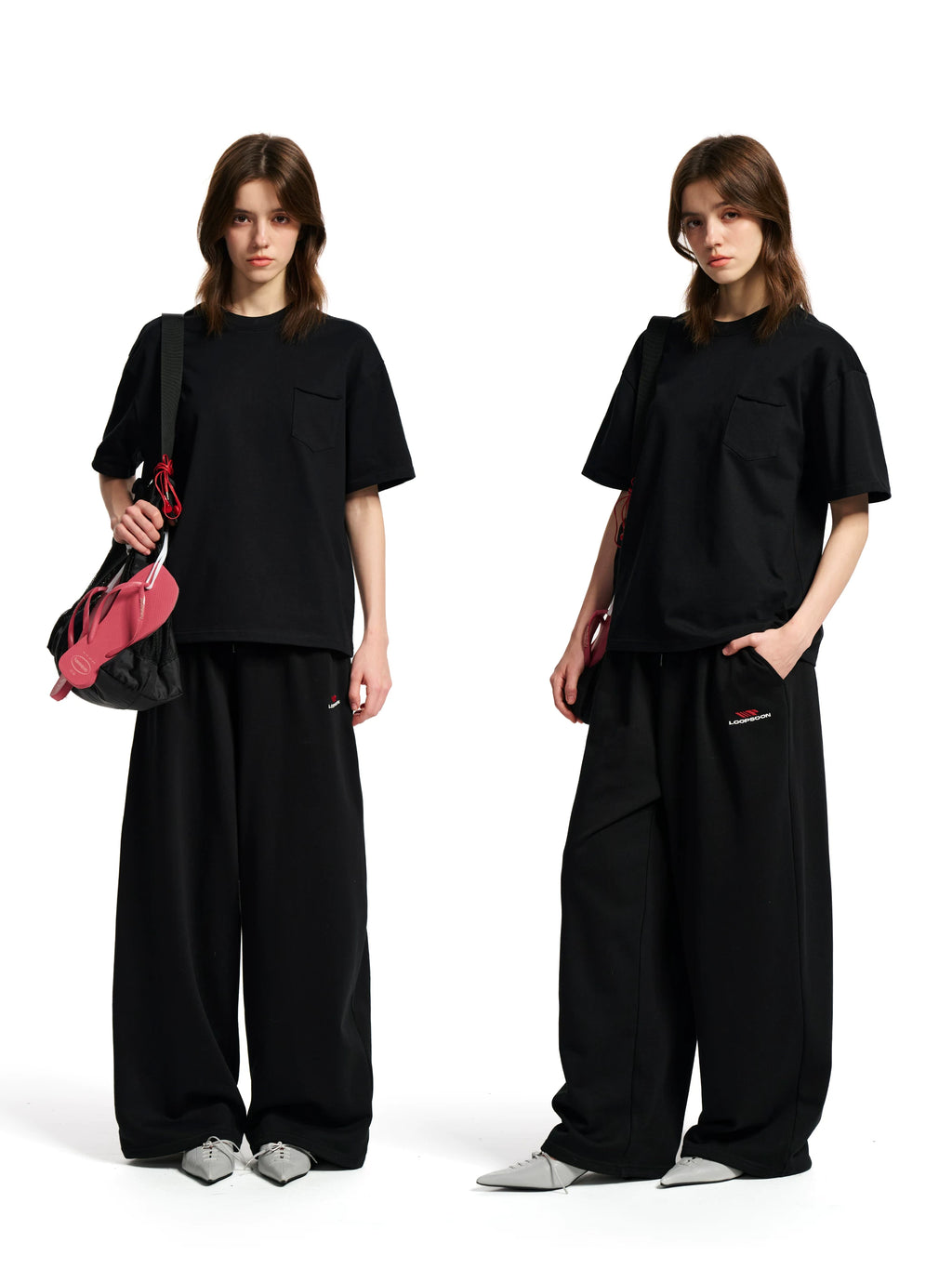 Loopsoon Old Rough Edge Casual Versatile Tee
