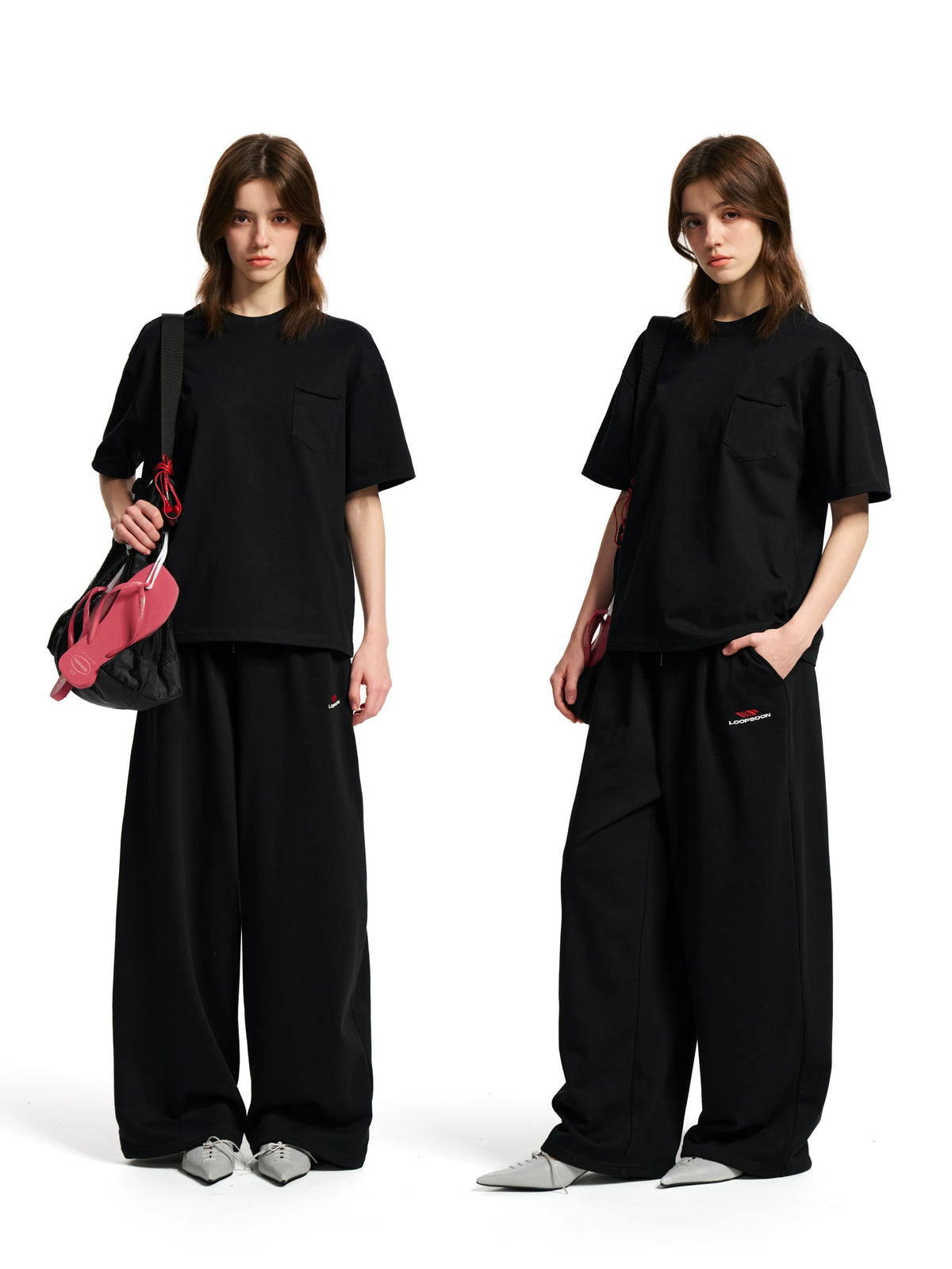 Loopsoon Old Rough Edge Casual Versatile Tee