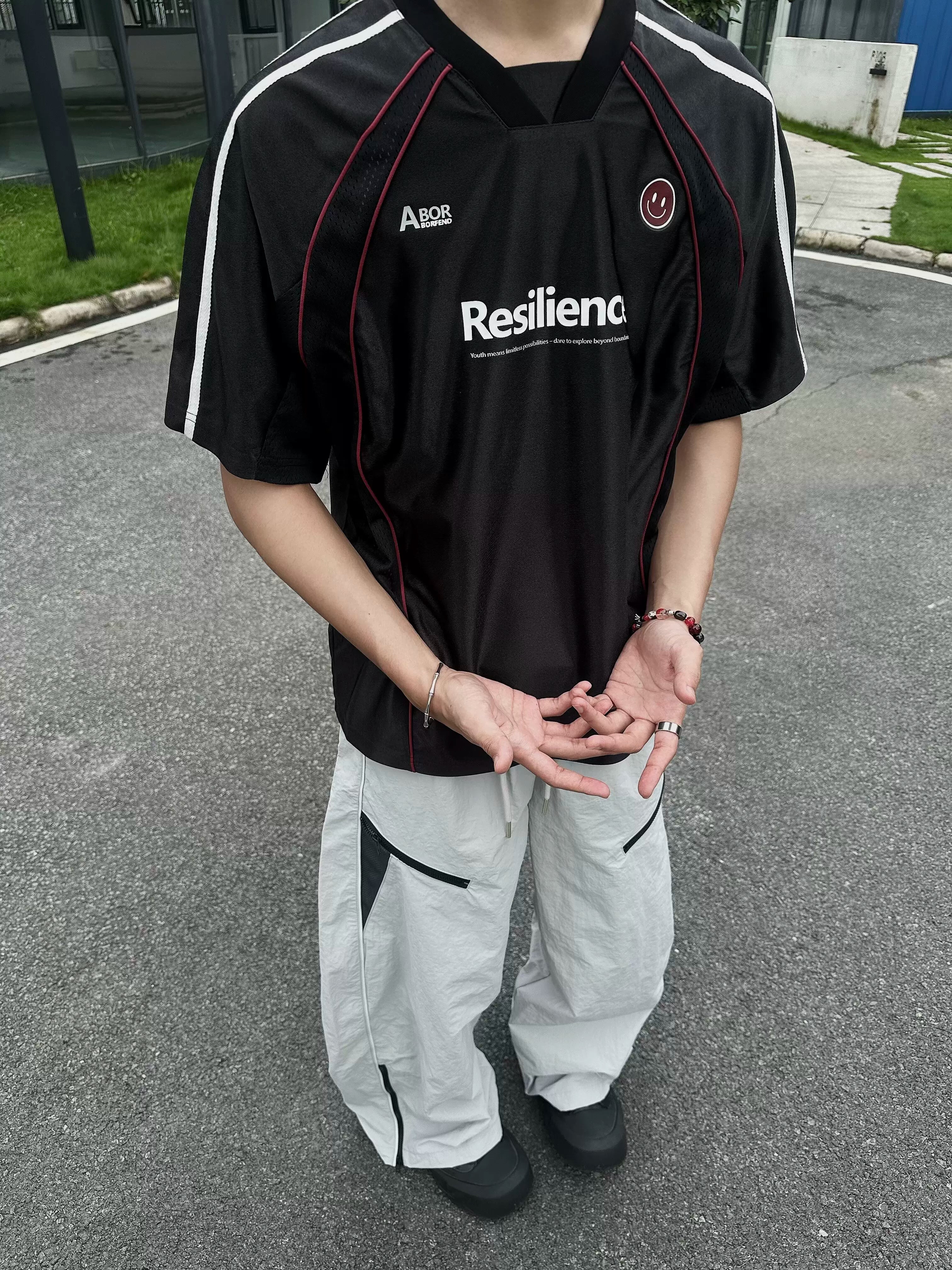 BeOurRule Retro Sports Wind Loose Tee