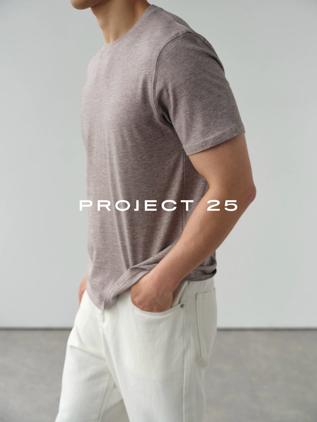 PROJECT 25 100% Cotton Breathable Fitted Tee