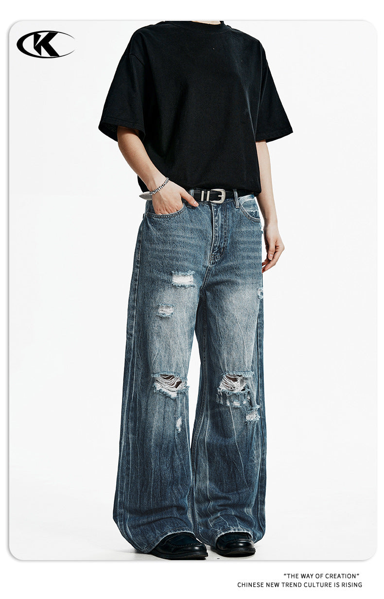 11KN American Vintage Ripped Jeans