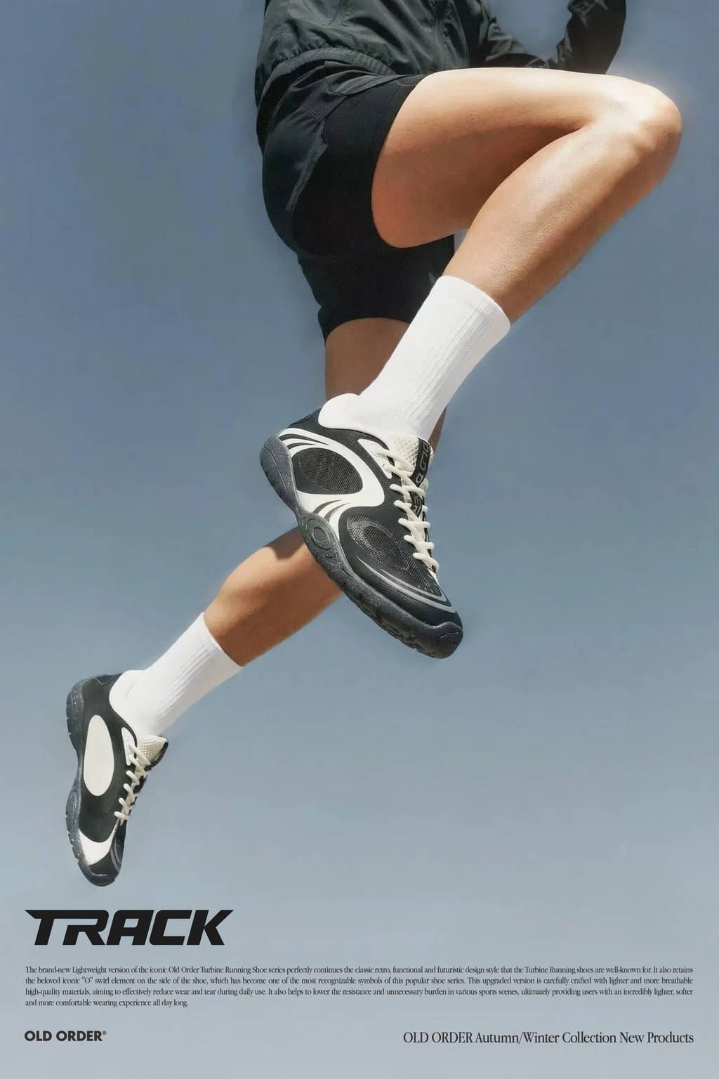 OLD ORDER Obsidian Breathable Running Sneaker