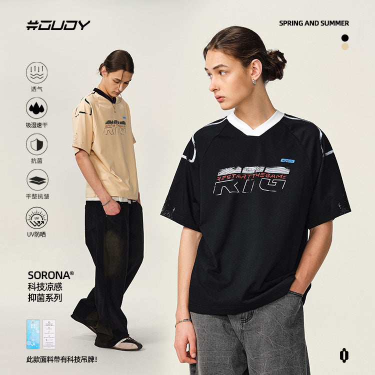 #OVDY Vintage Street Loose Short Sleeve tee