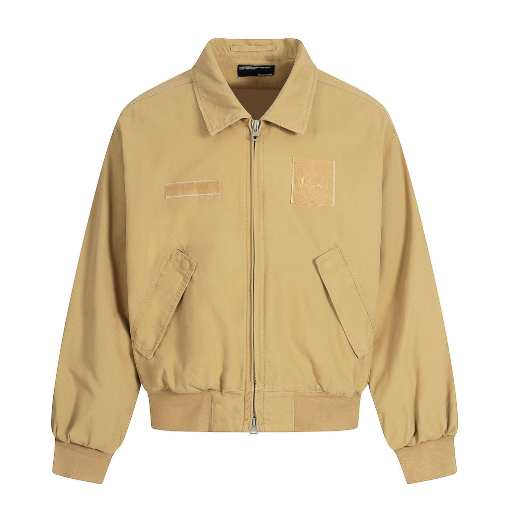 11KN Vintage Embroidered Loose Versatile Lapel Jacket
