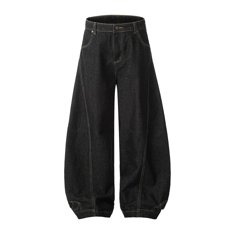 BTSG silhouette scimitar jeans