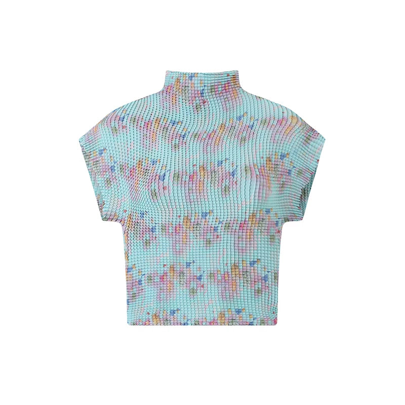 PHYS Day Song Breathable Slim Fit Pleated Tee