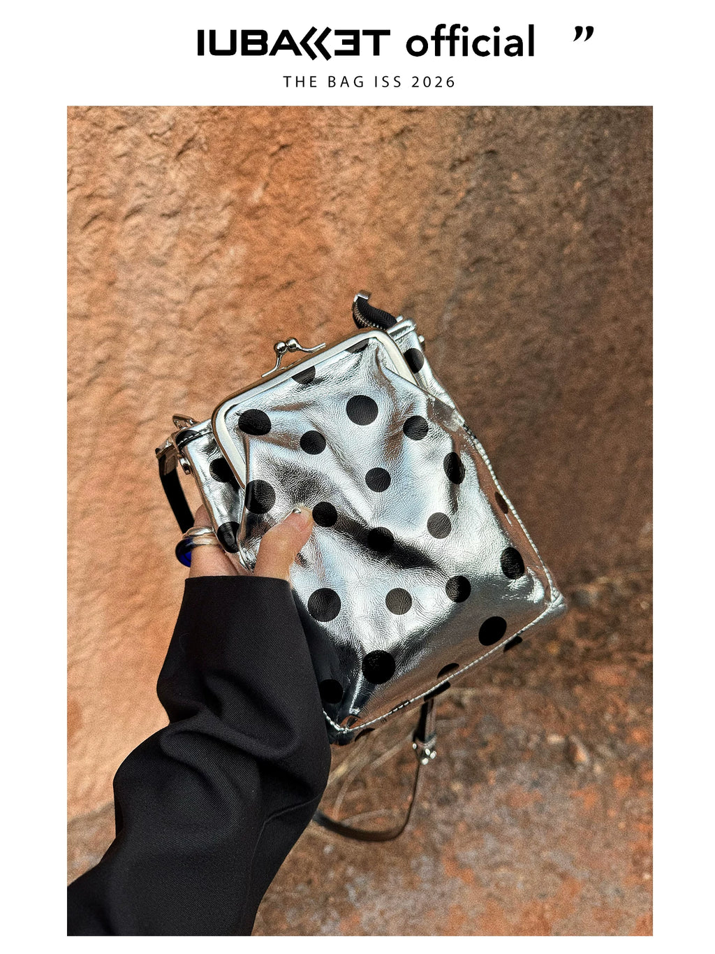 IUBALLET Polka Dot Mini Messenger Bag