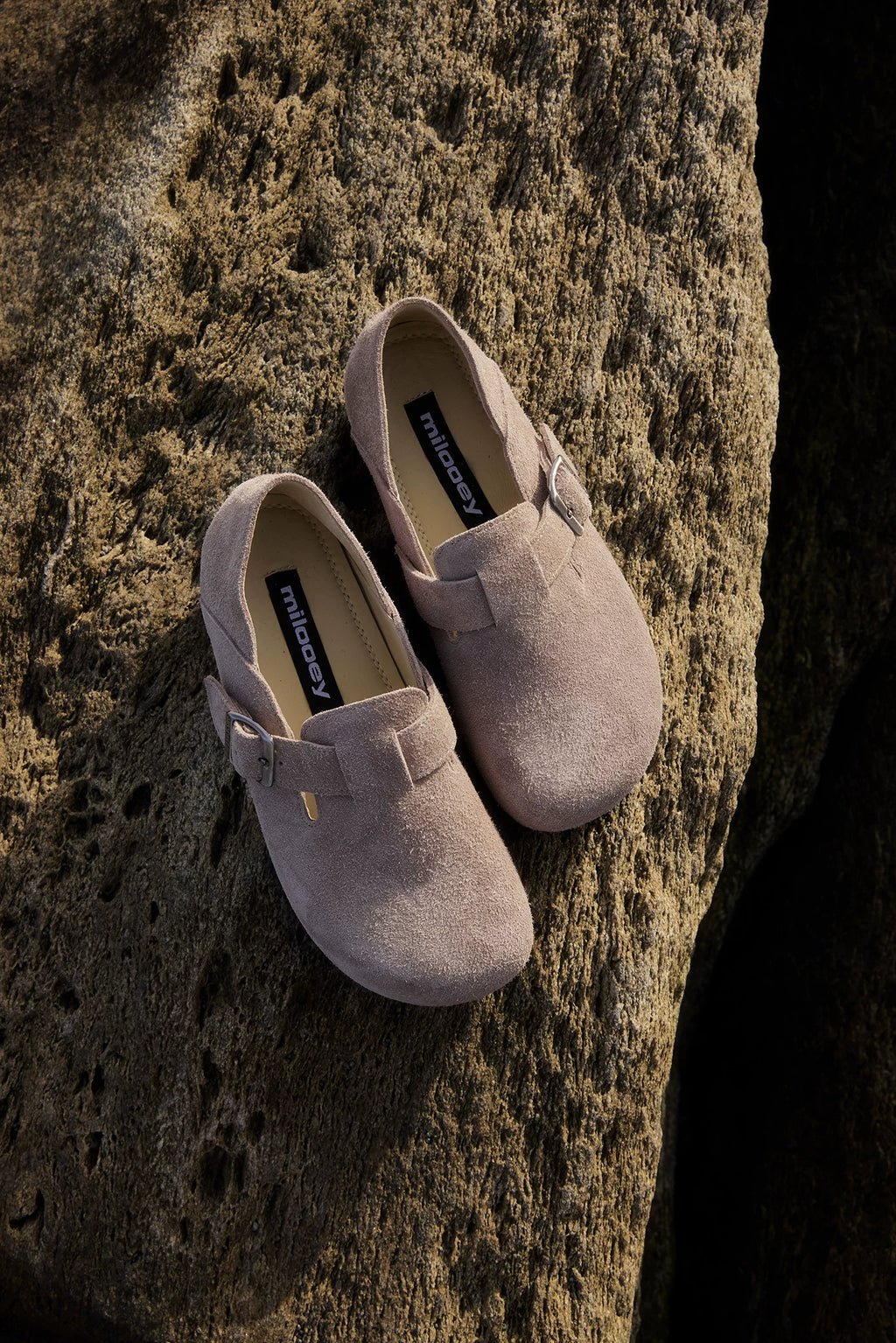 MILOOEY Fur-Lined Sheepskin Slip-On Loafers