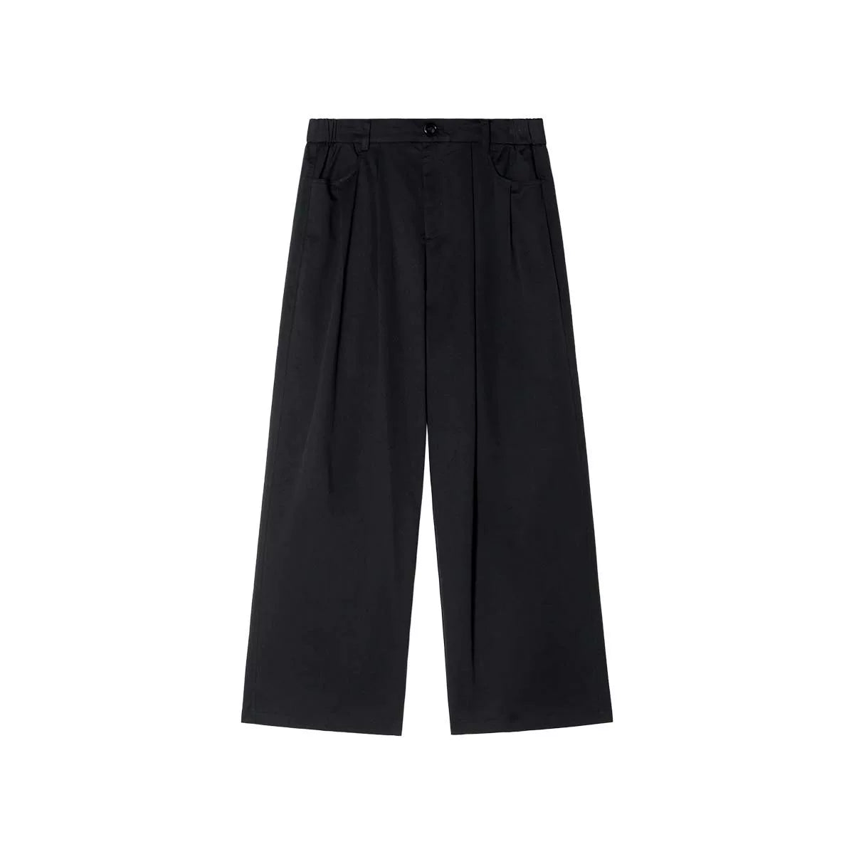 Unvesno Lyocell Blend Slim Straight Trousers