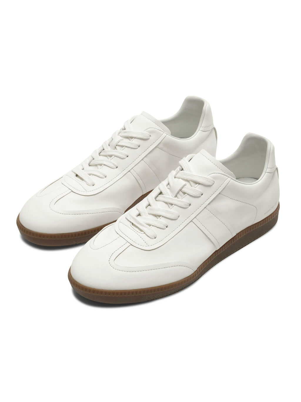 TERRAINCOGNITA Leather Lace-Up Round-Toe German Trainer
