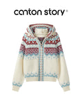 Cantonstory Vintage Loose Skinny Thickened Jacket