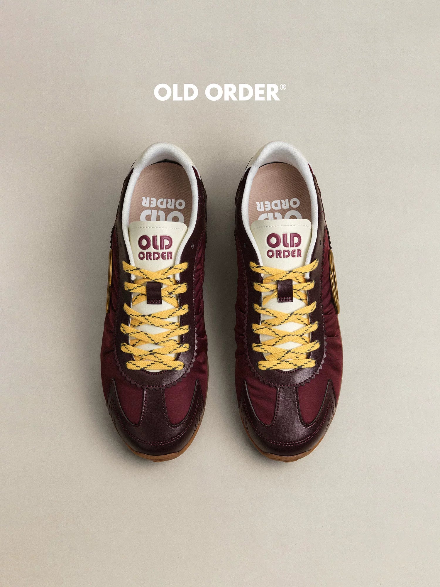 OLD ORDER Burgundy Red Vintage German Trainer