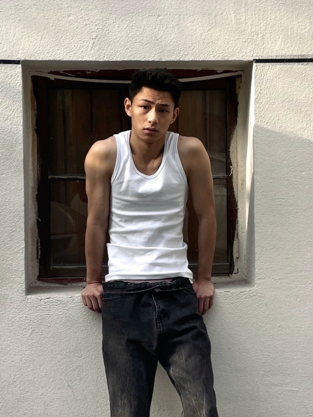 GTAL 460g Slim-Fit Ribbed Tank Top