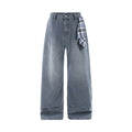 Inflation Removable Square Towel Casual Jeans