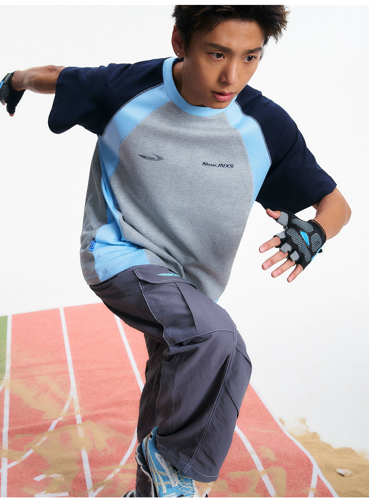 NewJNXS Quick Drying Shoulder Tee
