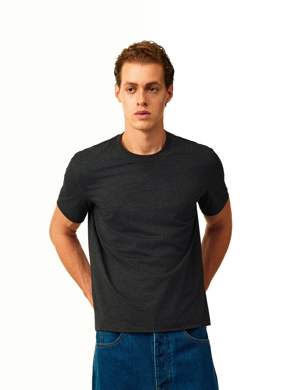 NONRADICAL Slub Yarn Fitted Breathable Tee