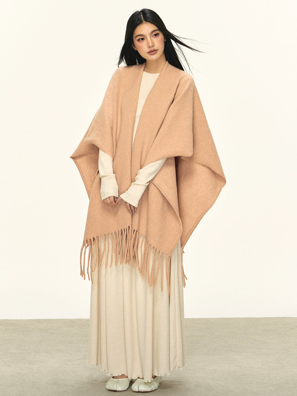 Anna Aneae Soft Waxy Comfortable Warm Shawl Scarf