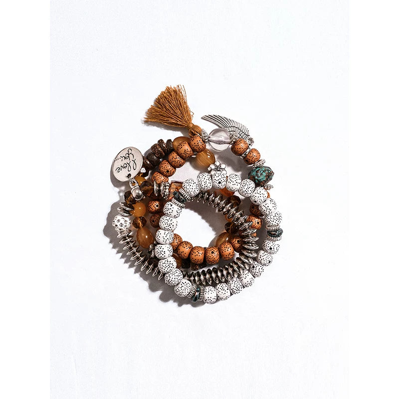 Arielink Bohemian Vintage Ethnic Bracelet Set