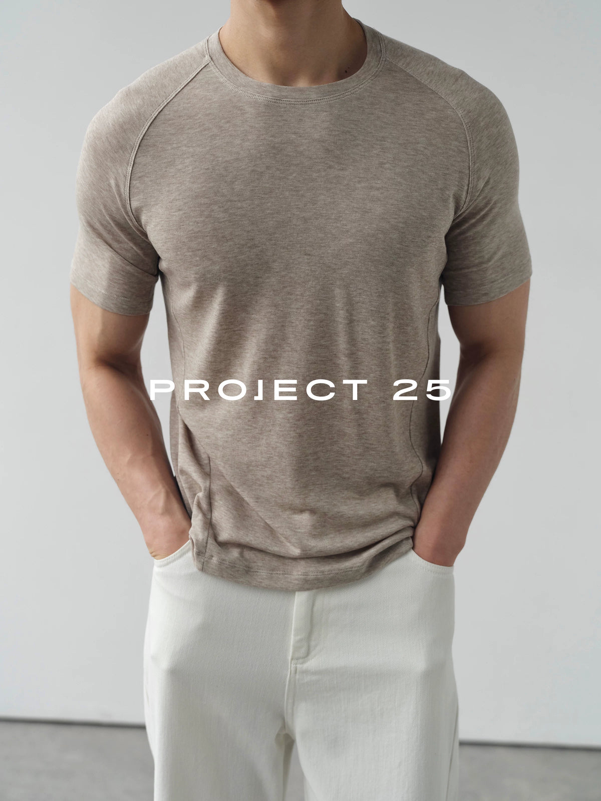 PROJECT 25 18.-Micron Merino Wool Tencel Moisture-Wicking Slim Fit Tee