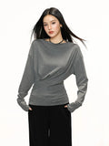 Cherry Melody Waist Thin Senior Feeling Base Long Sleeve