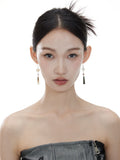 NO SOLUTION Natural Dish Shell Lotus Earrings
