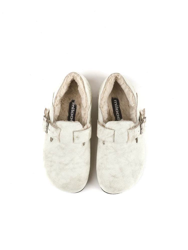MILOOEY Leather Lined Round-Toe Flat