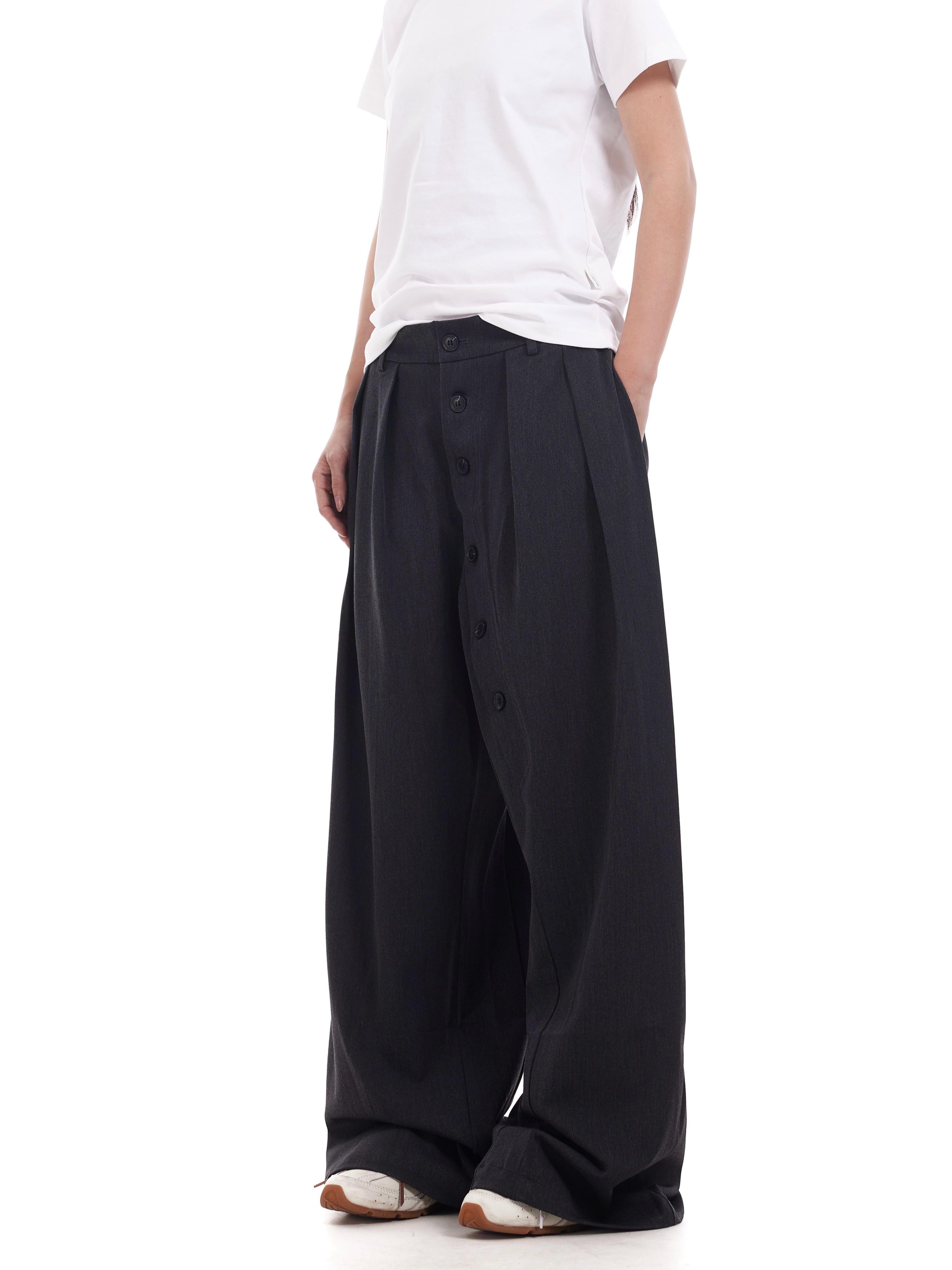 BTSG ring-breasted deconstructed high-end loose Pants