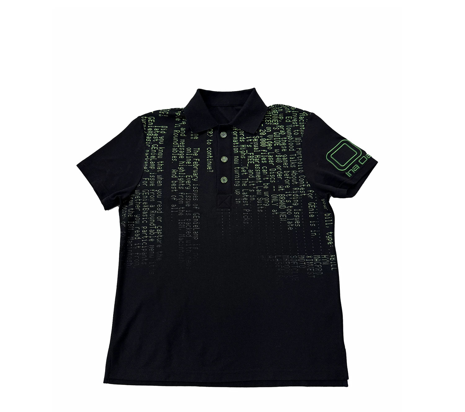 no E mosen G-Code 190g Drop-Shoulder Polo