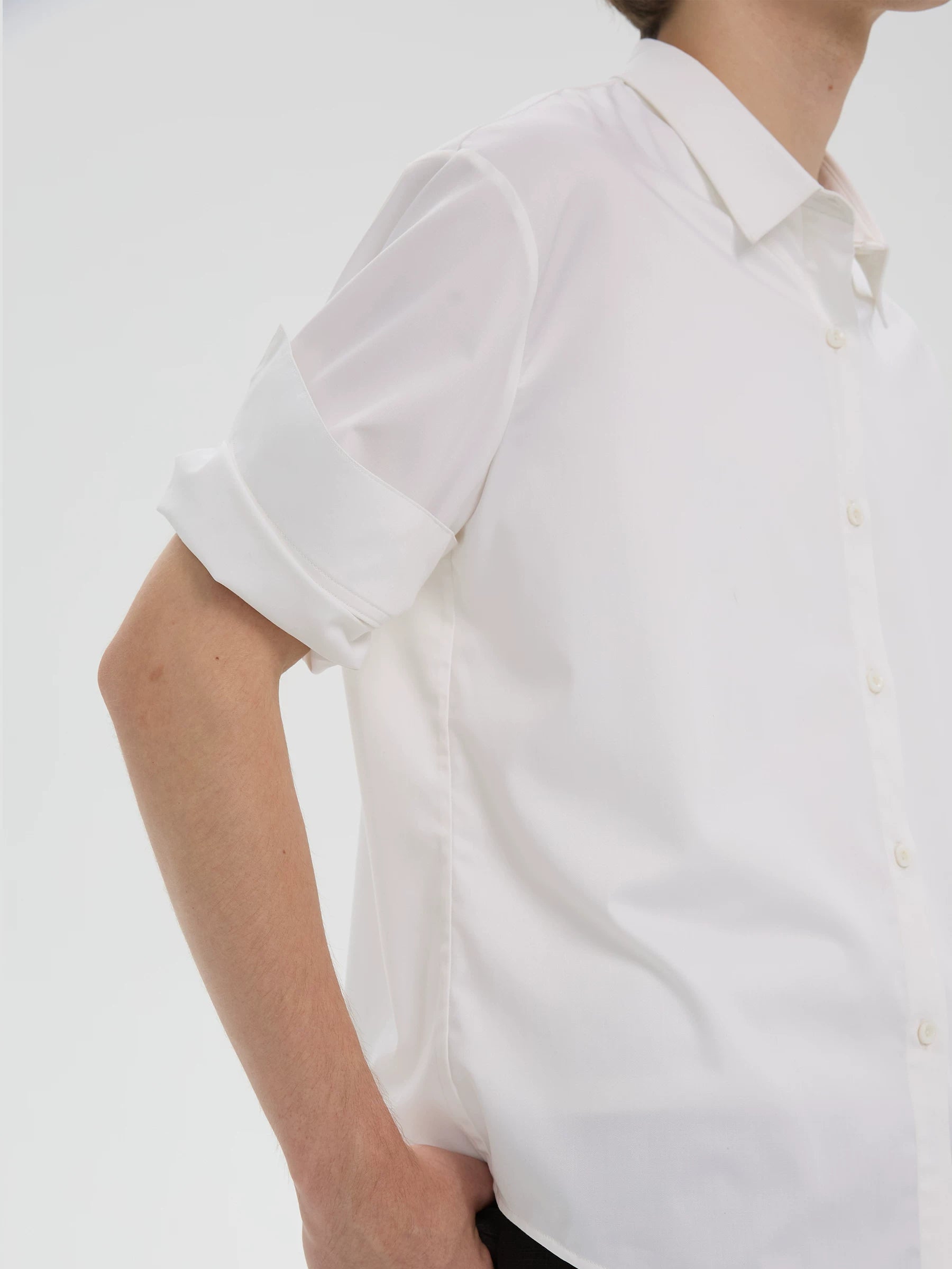 Azure Lisseur Cool-Touch Slim Fit Wrinkle-Resistant Shirt