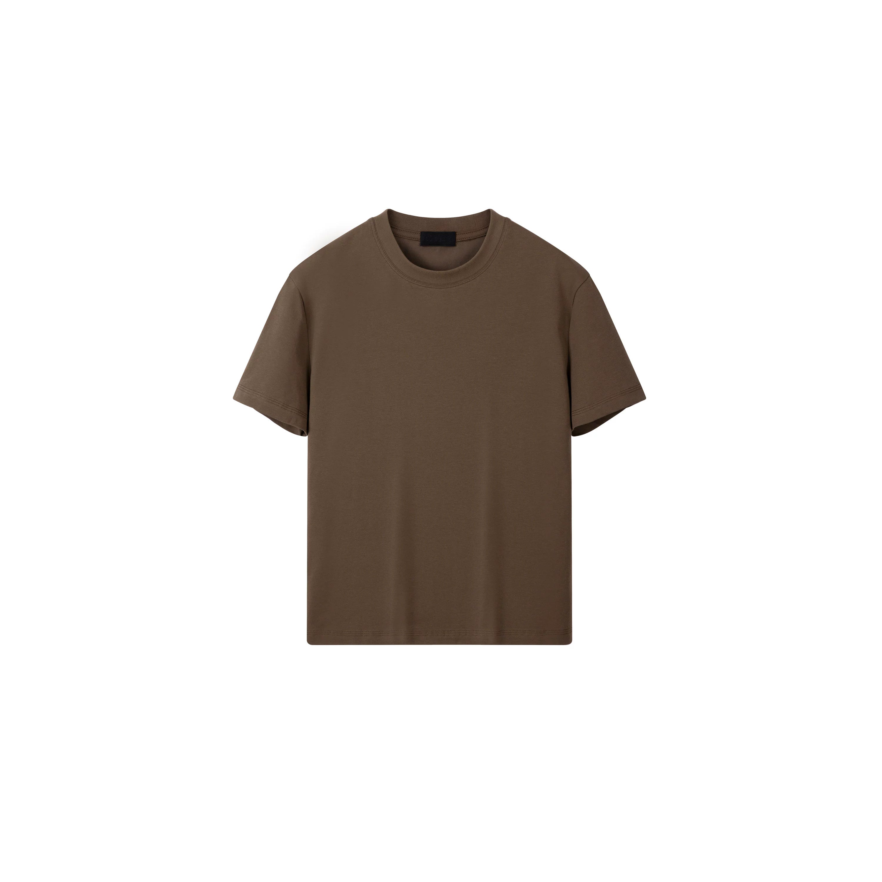 PLUS NO LOGO Casual Front Shoulder Short Sleeve Fitness Tee