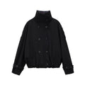 PCLP Modern City Patchwork Plaid Oversized Trench Coat