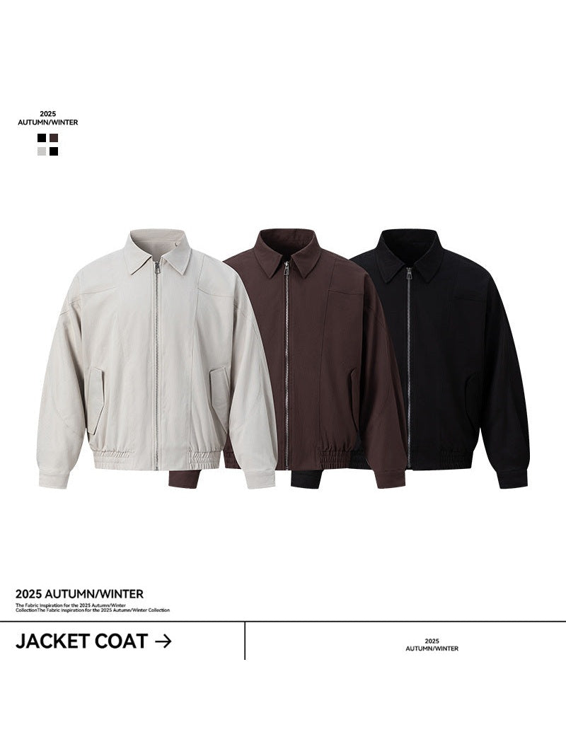 UNF Stand-up Collar Jacket Versatile Loose Coat
