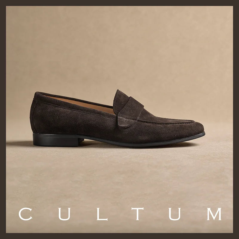 CULTUM Suede Slip-On Strap Loafer