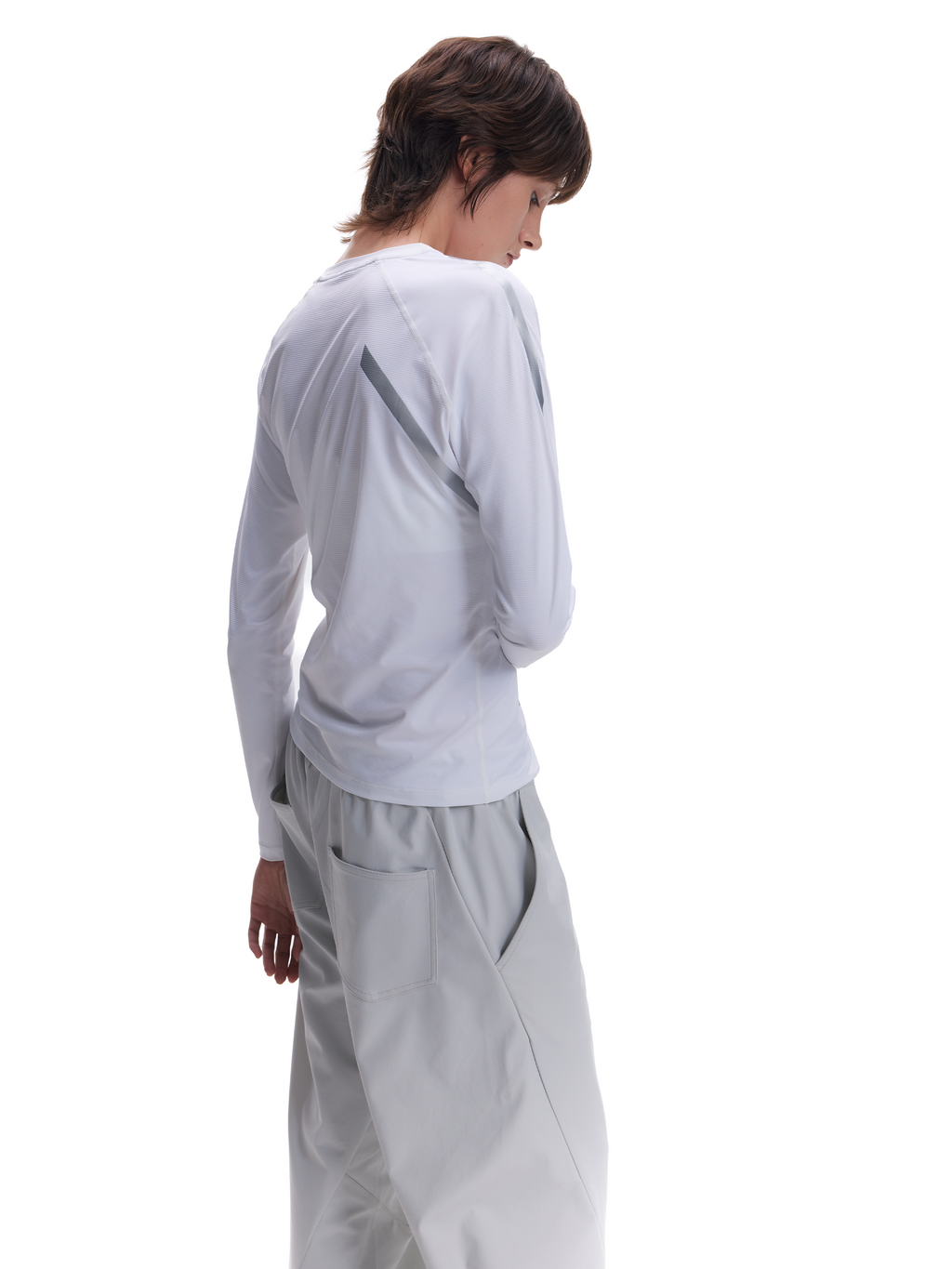 BEVAN UP Quick-Dry Stretch Slim Fit Long-Sleeve Tee
