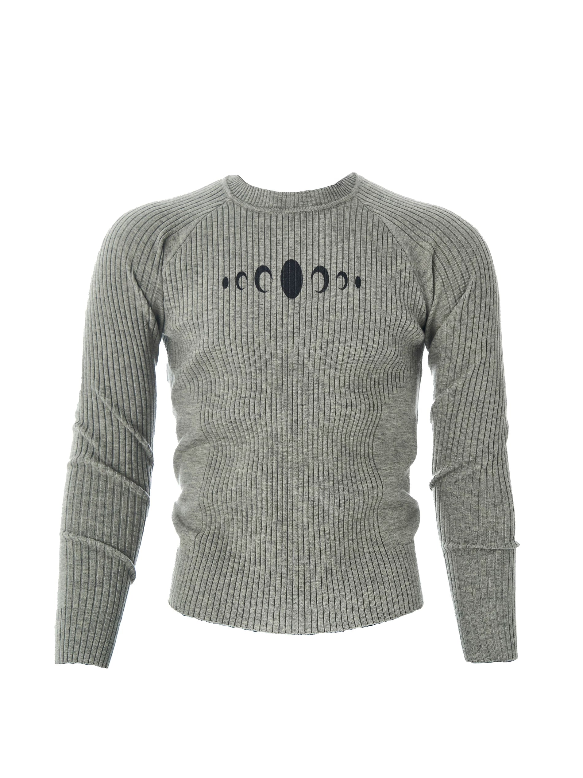 KARMANISTIC slim-fit knitted long-sleeved sweater