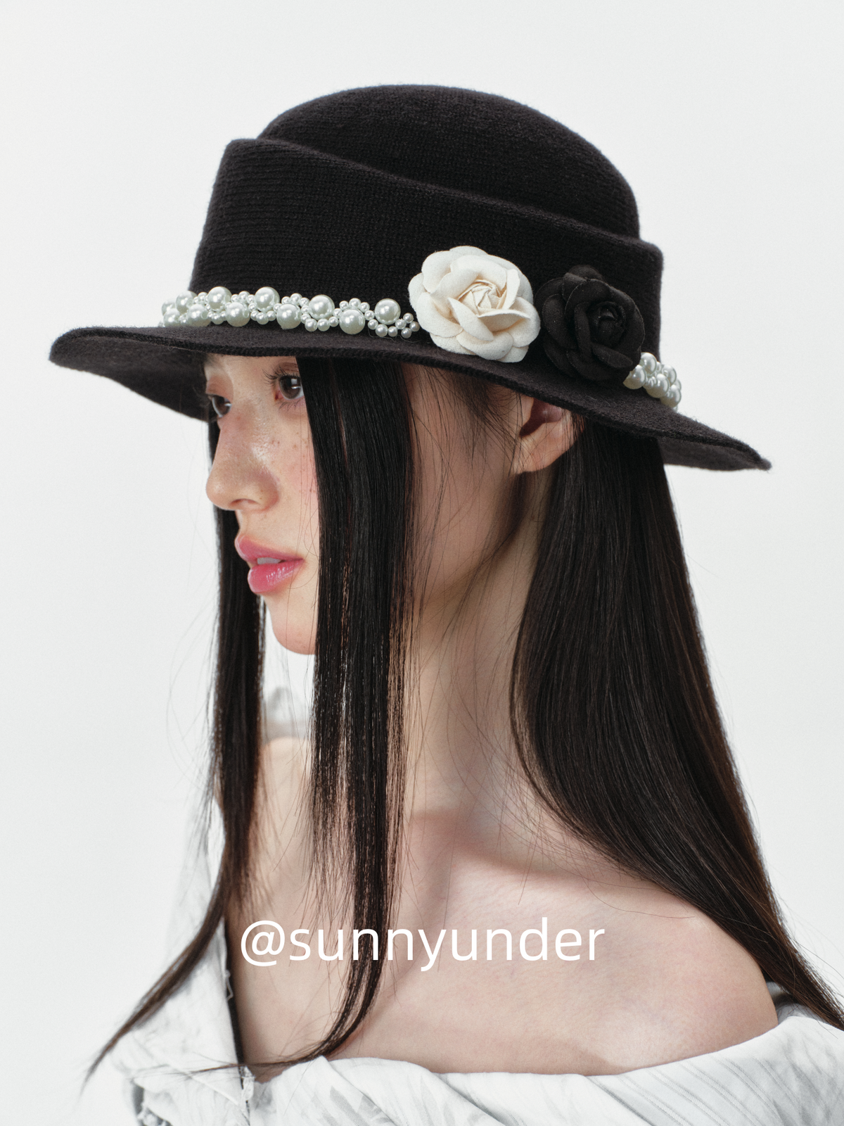 Sunnyunder Stylish Flower Equestrian Hat