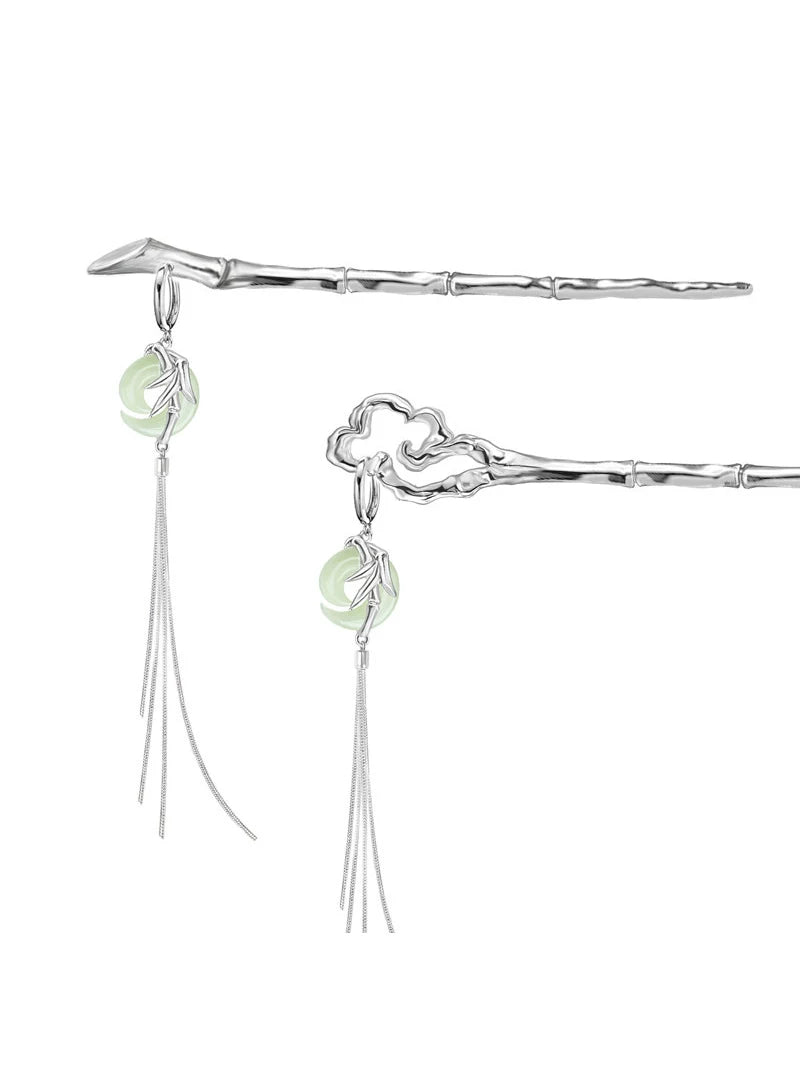 MASW Bamboo Joint Tassel Hairpin