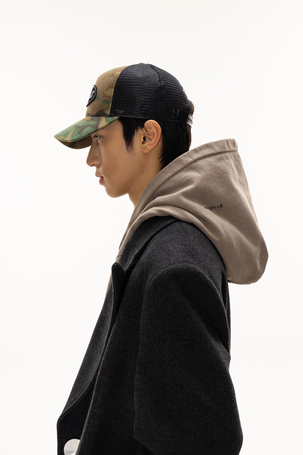 INSAIT Camo Embroidered Trucker Cap