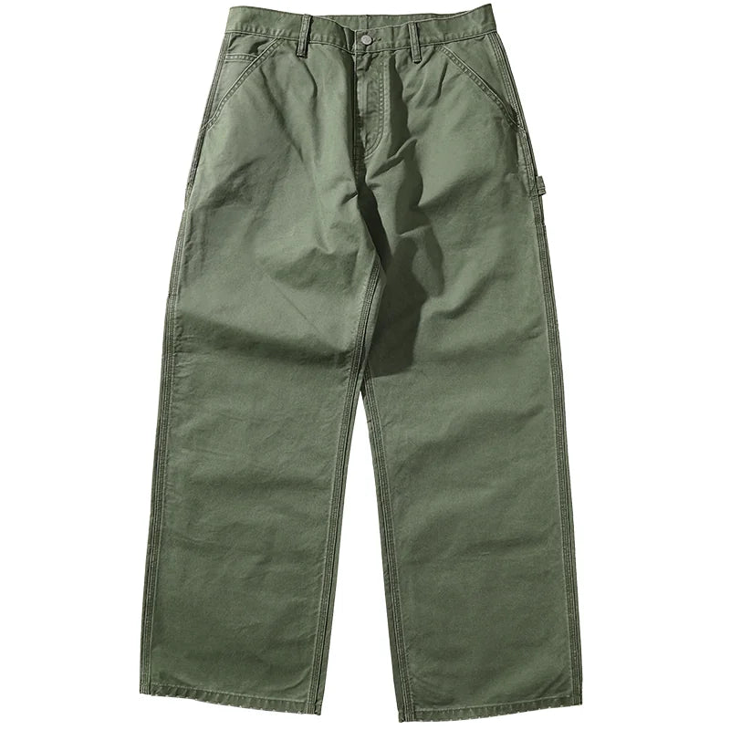 Mbbcar Narrow Width 400g Relaxed Straight-Leg Cargo Pants
